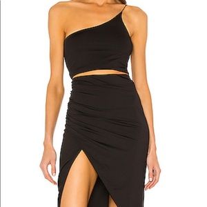 Superdown two piece maxi skirt set